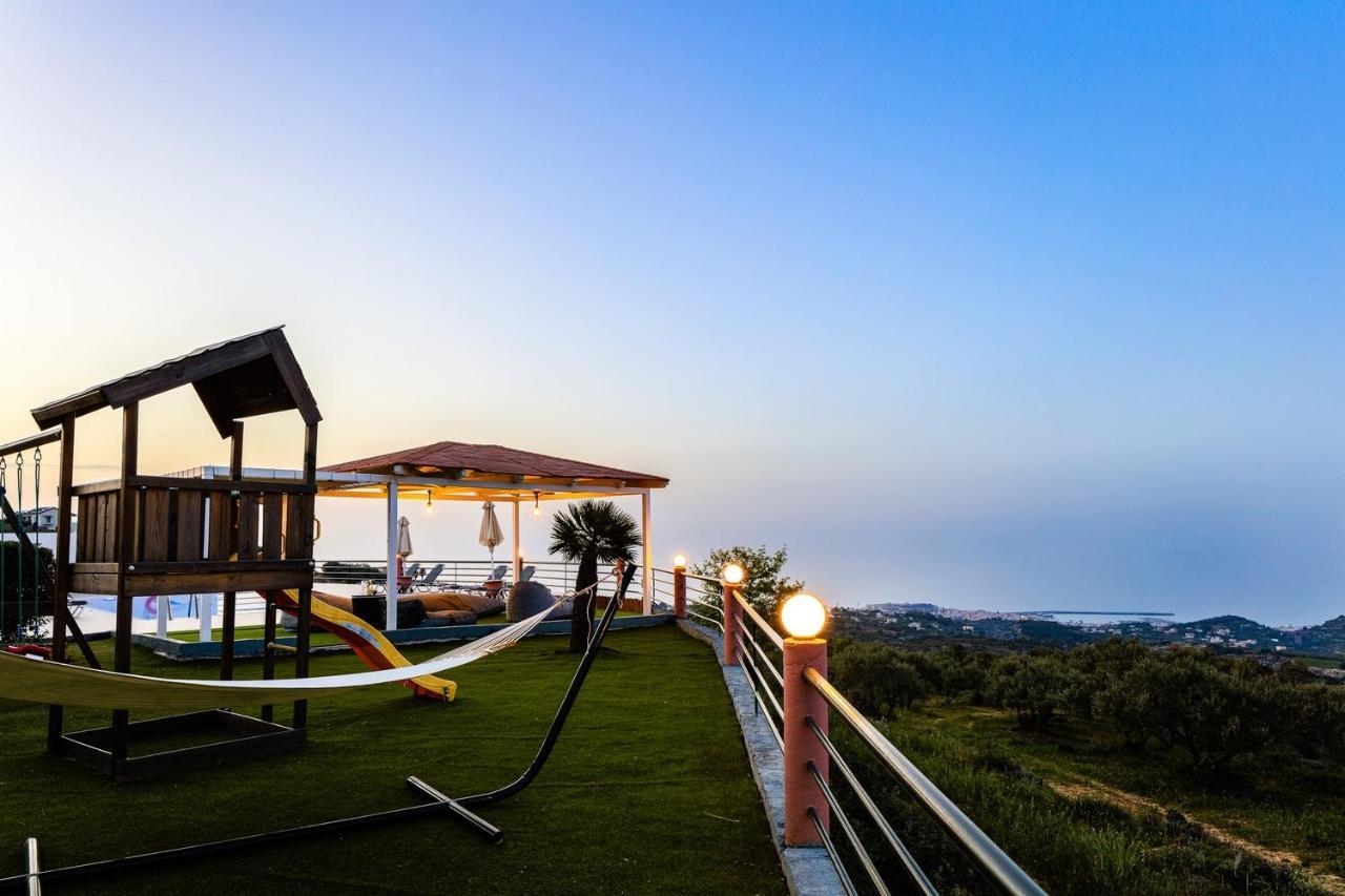 Superb Villa,With Amazing Seaviews & Huge Pool! Σωματάς Εξωτερικό φωτογραφία