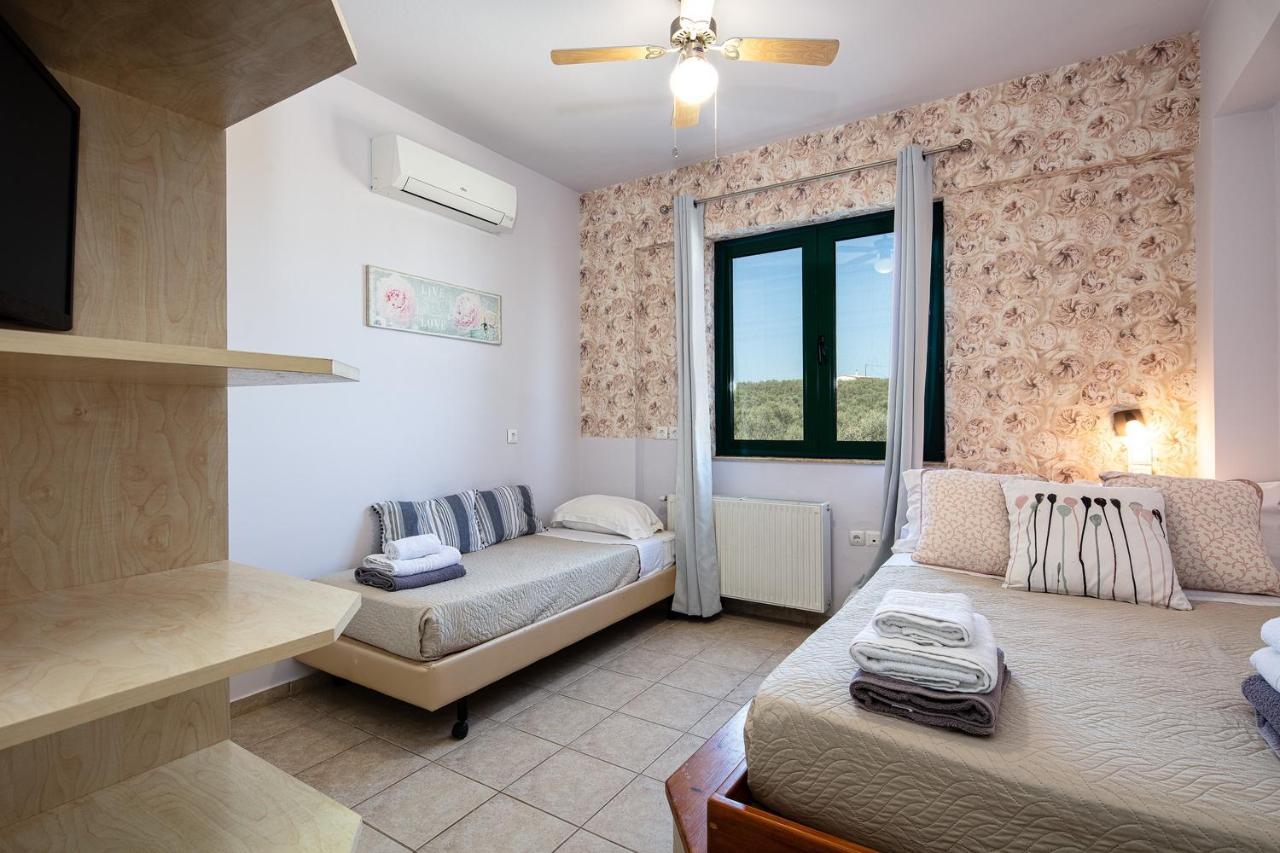 Superb Villa,With Amazing Seaviews & Huge Pool! Σωματάς Εξωτερικό φωτογραφία
