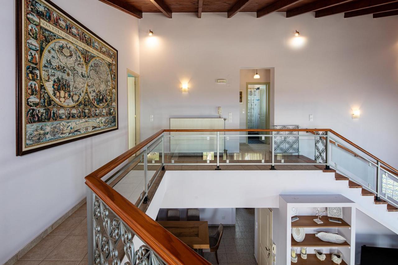 Superb Villa,With Amazing Seaviews & Huge Pool! Σωματάς Εξωτερικό φωτογραφία