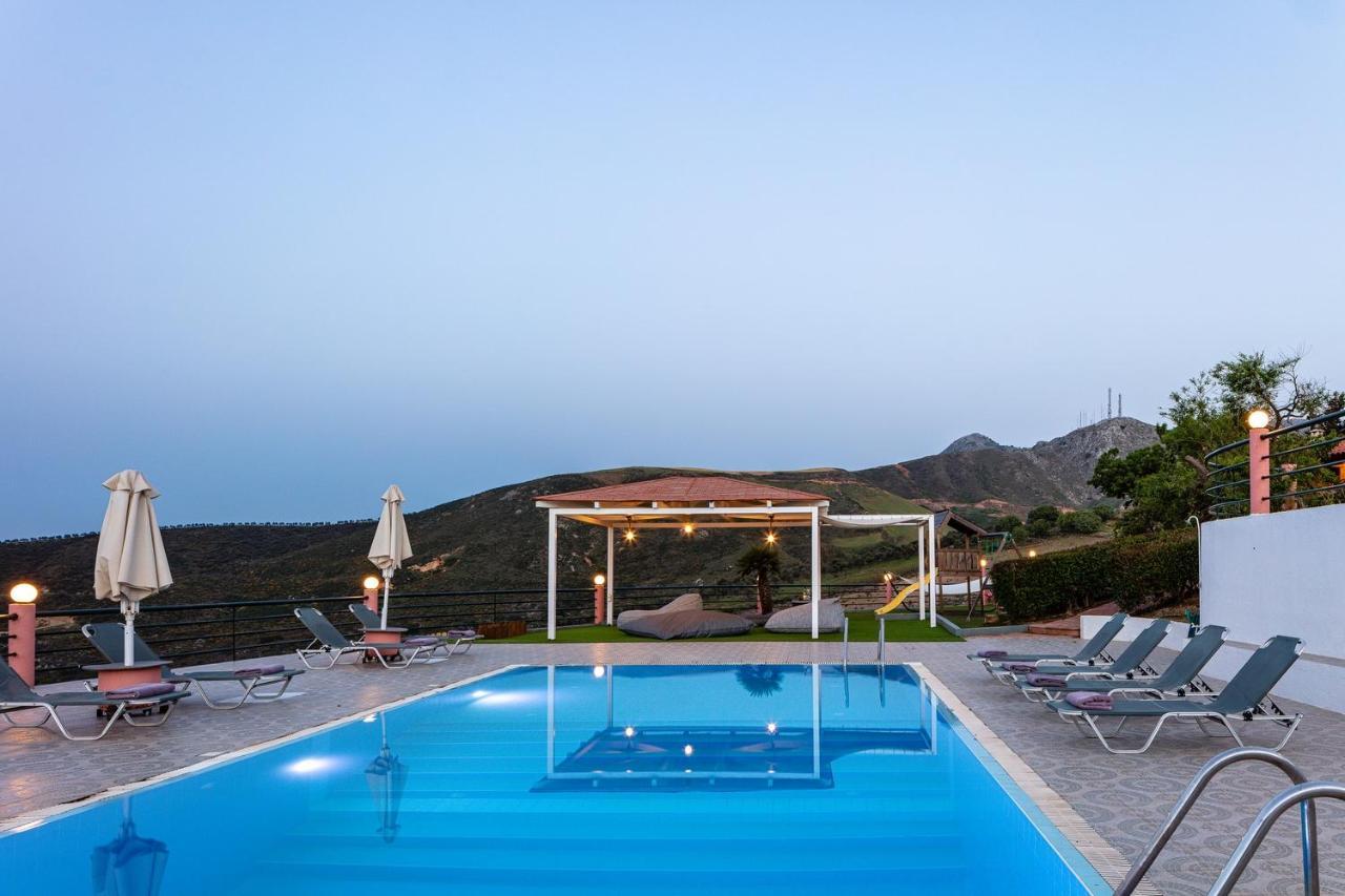 Superb Villa,With Amazing Seaviews & Huge Pool! Σωματάς Εξωτερικό φωτογραφία