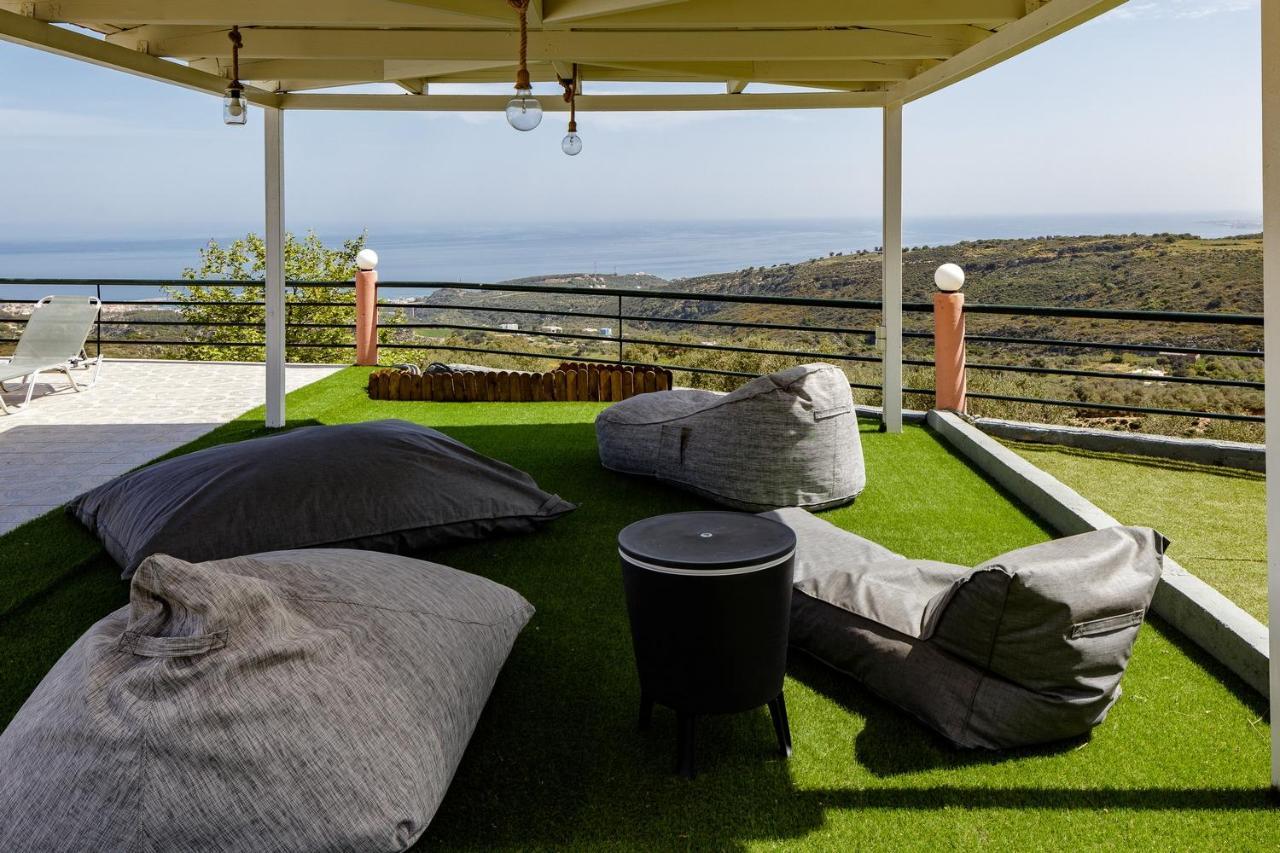 Superb Villa,With Amazing Seaviews & Huge Pool! Σωματάς Εξωτερικό φωτογραφία